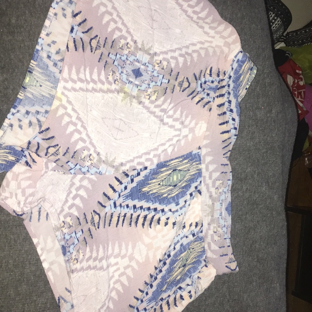 Fabric shorts with cute designs